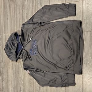 EUC ⁰NFL Onfield Apparel Nike Therma-Fit Patriots Mens sz M Sweatshirt w/hoodie